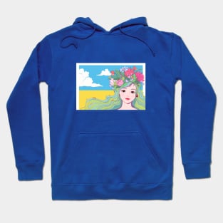 For the peaceful sky over Ukraine Hoodie